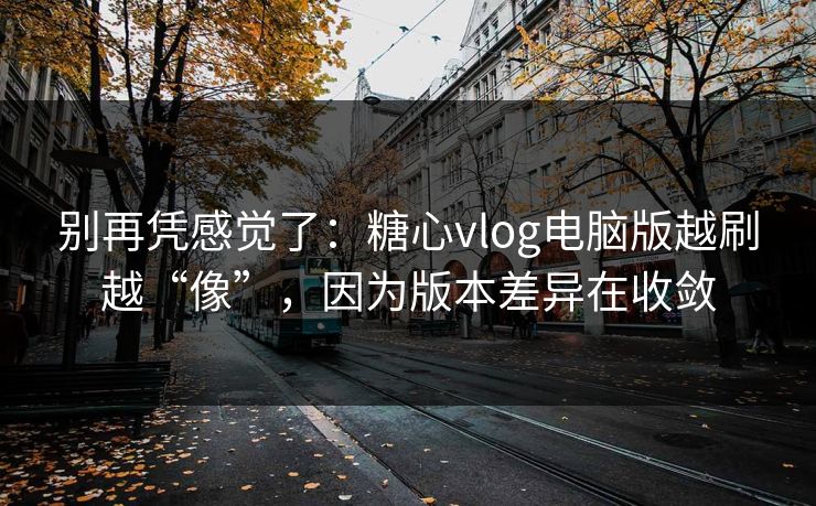 别再凭感觉了：糖心vlog电脑版越刷越“像”，因为版本差异在收敛